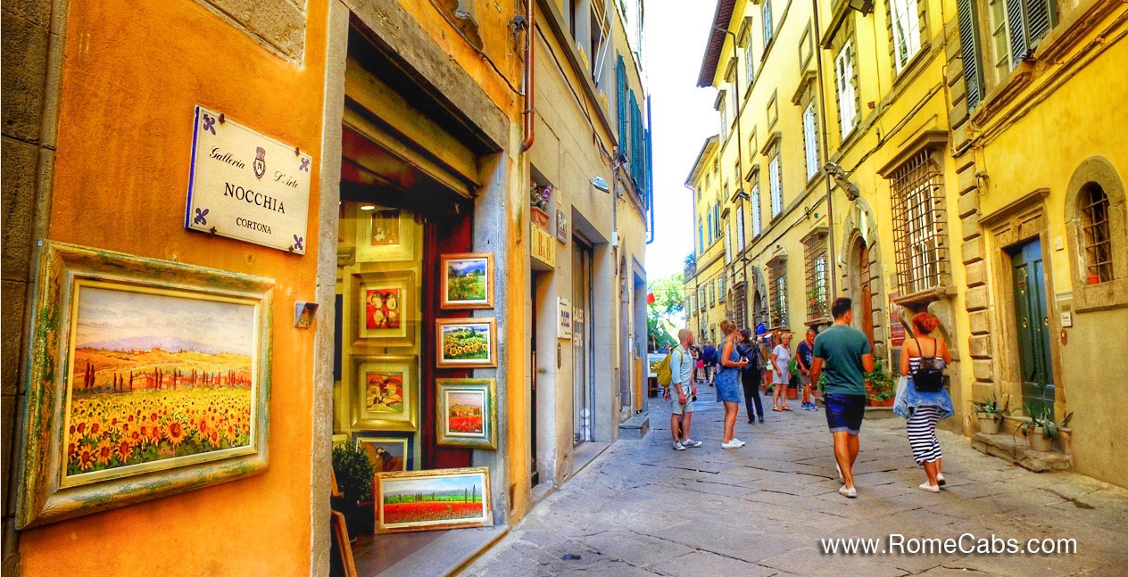 How far is Cortona From Rome tours to Tuscany