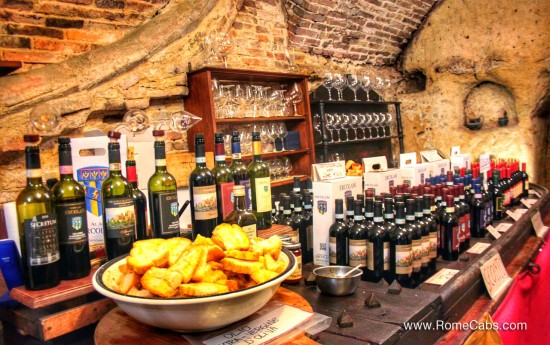 RomeCabs Wine Tasting Tour to Umbria and Tuscany from Rome - Montepulciano food and wine tasting