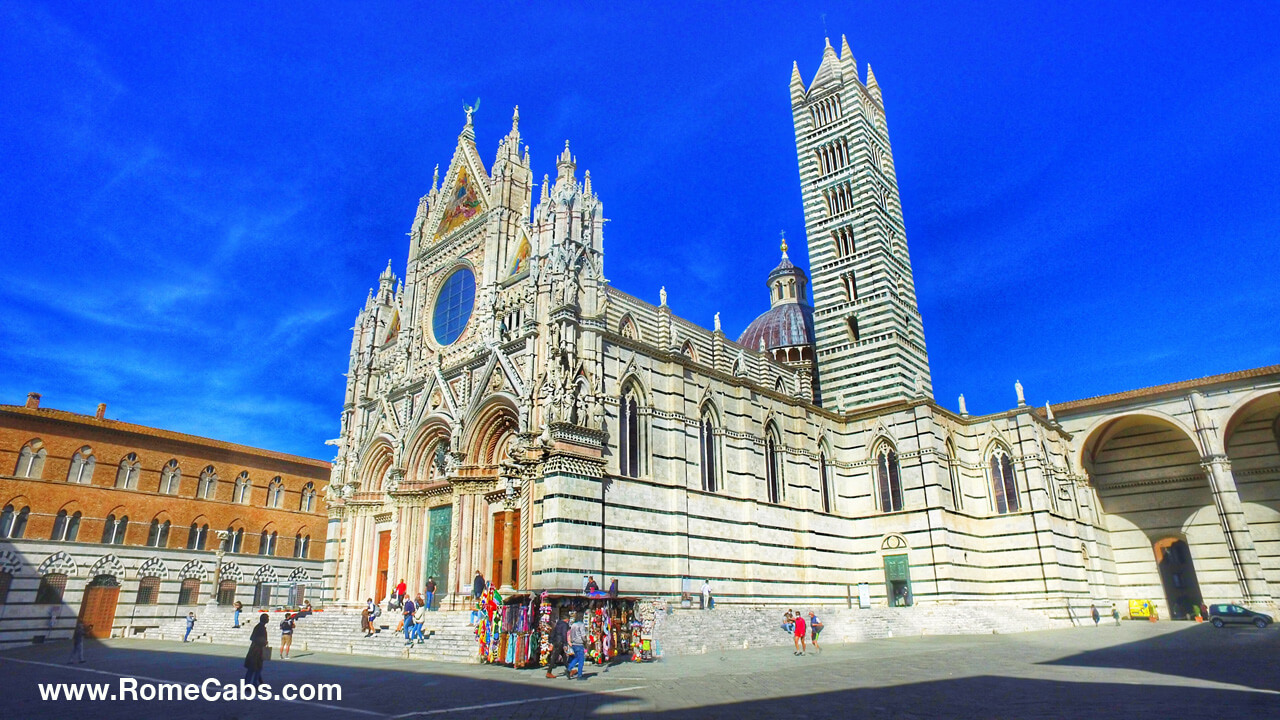 Duomo of Siena shore excursions from Livorno Tuscany Tours RomeCabs