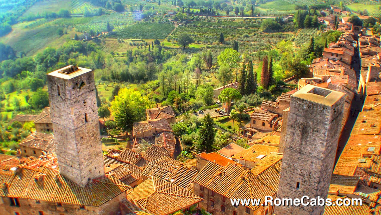Shore Excursions from Livorno to San gimignano and siena from Florence Tours