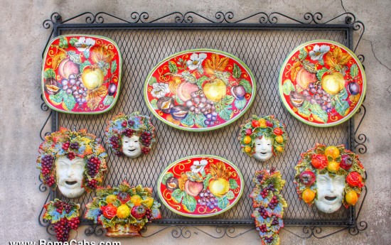 Shopping for ceramics in Orvieto - Assisi and Orvieto Tour from Rome limo tours 