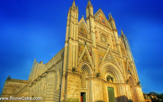 RomeCabs Transfer from Rome to Florence with stop in Orvieto Cathedral