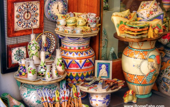 Private Transfer from Rome to Florence with stop to visit Orvieto ceramic shopping