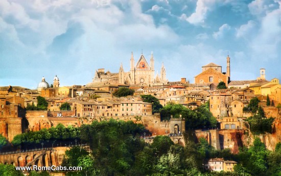 Private transfers from Rome to Orvieto