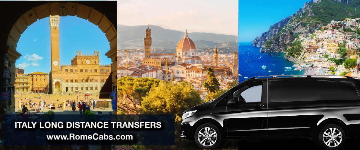 Private Transfers in Italy Sorrento to Rome Fiumicino Airport