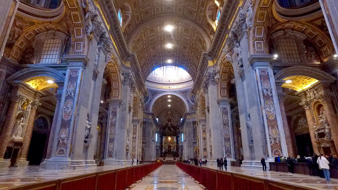 Church dress code when visiting the Vatican Saint Peter Basilica Italy churches
