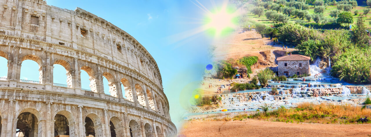 Fiumicino Airport Rome to Terme di Saturnia Transfers RomeCabs