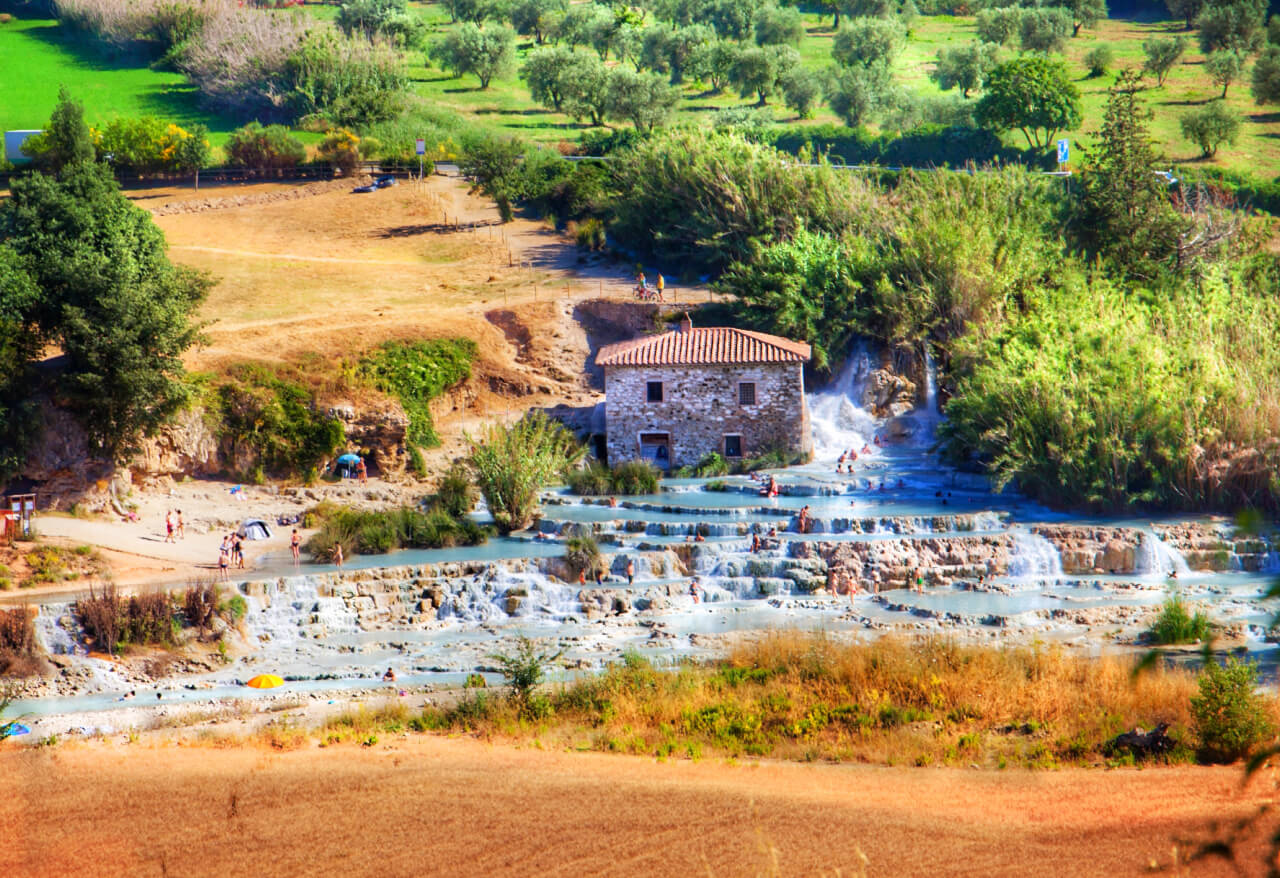Saturnia Hidden Tuscany day trips from Rome limousine tours