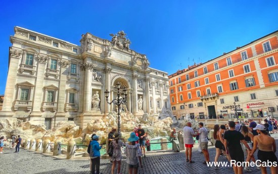 Morning Rome tour and Civitavecchia Port Transfer Trevi Fountain