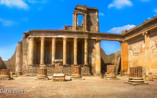 RomeCabs Day Tours from Rome to  Sorrento and Pompeii ruins