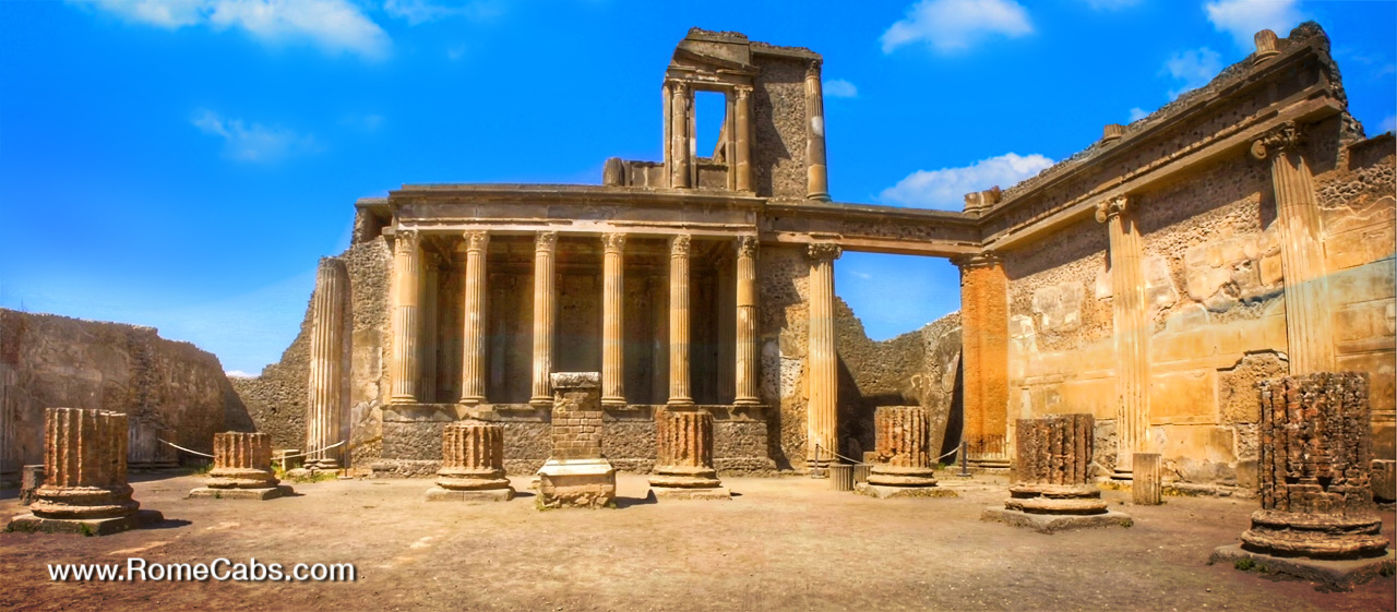 Rome tour to Pompeii Sorrento Day trip from Rome in limo RomeCabs
