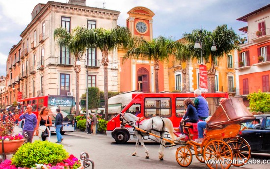 RomeCabs Private tour to Sorrento Pompeii from Rome