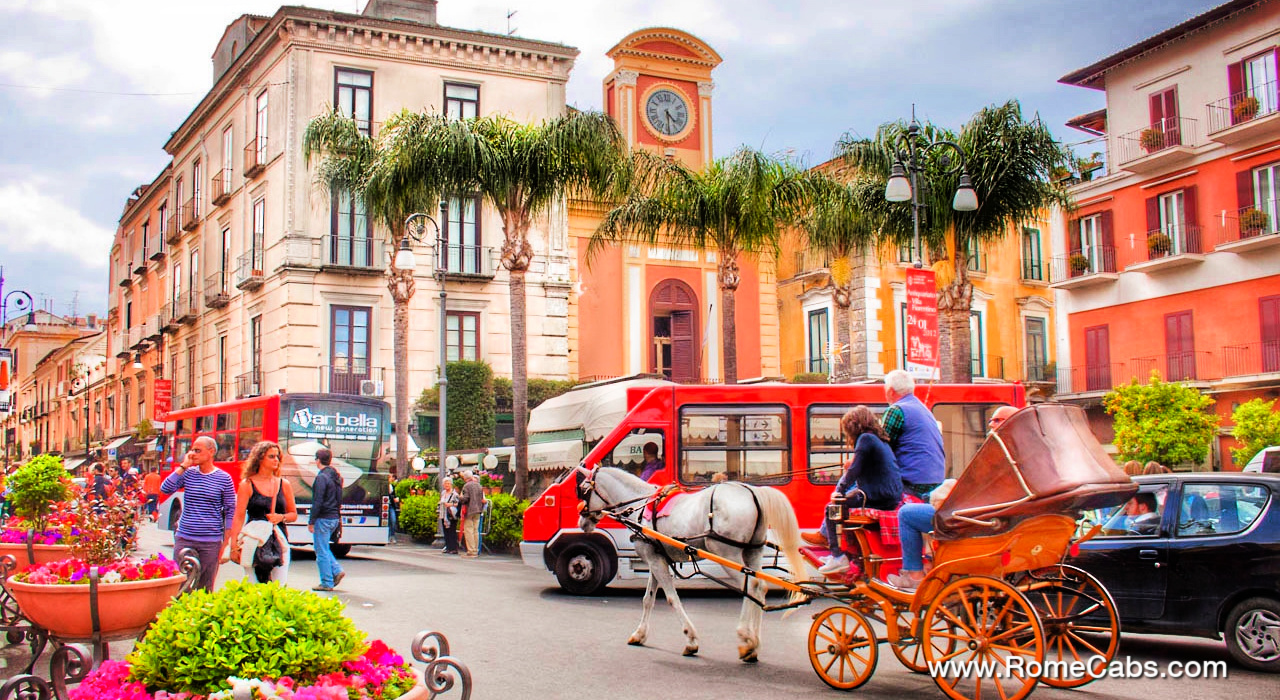 Sorrrento shore excursions from Naples Port with RomeCabs