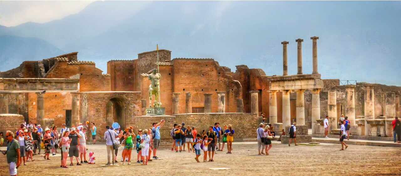 Private Tours from Rome to Pompeii Sorrento and Amalfi Coast Pompeii RomeCabs