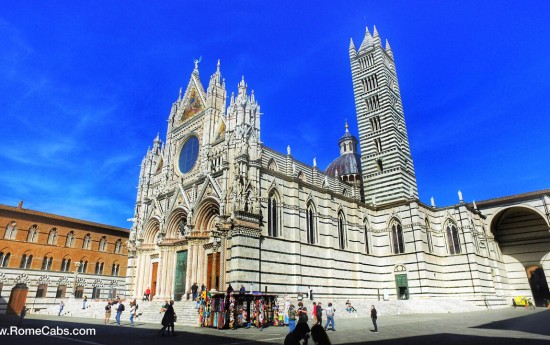 Private Driver Transfer from Florence to Rome with visit to San Gimignano and Siena - Cathedral