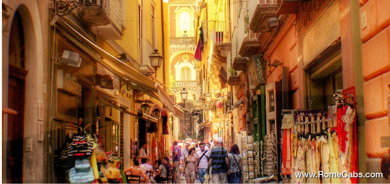 Tours from Rome to Pompeii Sorrento Day Trip from Rome in limo RomeCabs