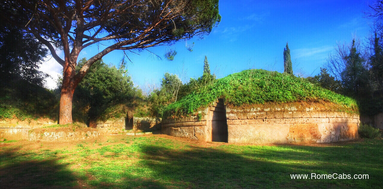 Banditaccia Necropolis in Cerveteri tours from Rome