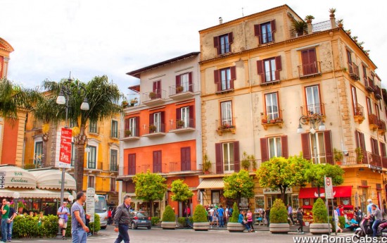 Day Trips to Herculaneum, Sorrento and Amalfi Coast Tour from Rome - charming square