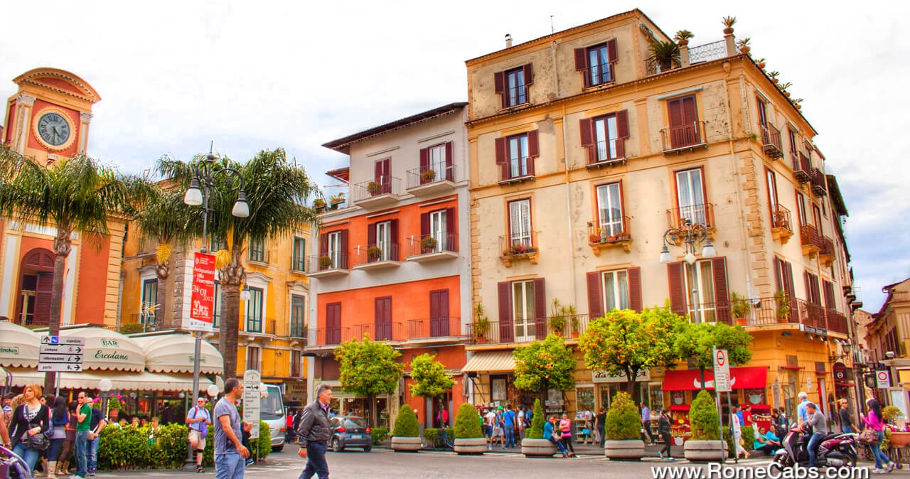 Rome to Pompeii Sorrento Tours from Rome in limo Stefano RomeCabs