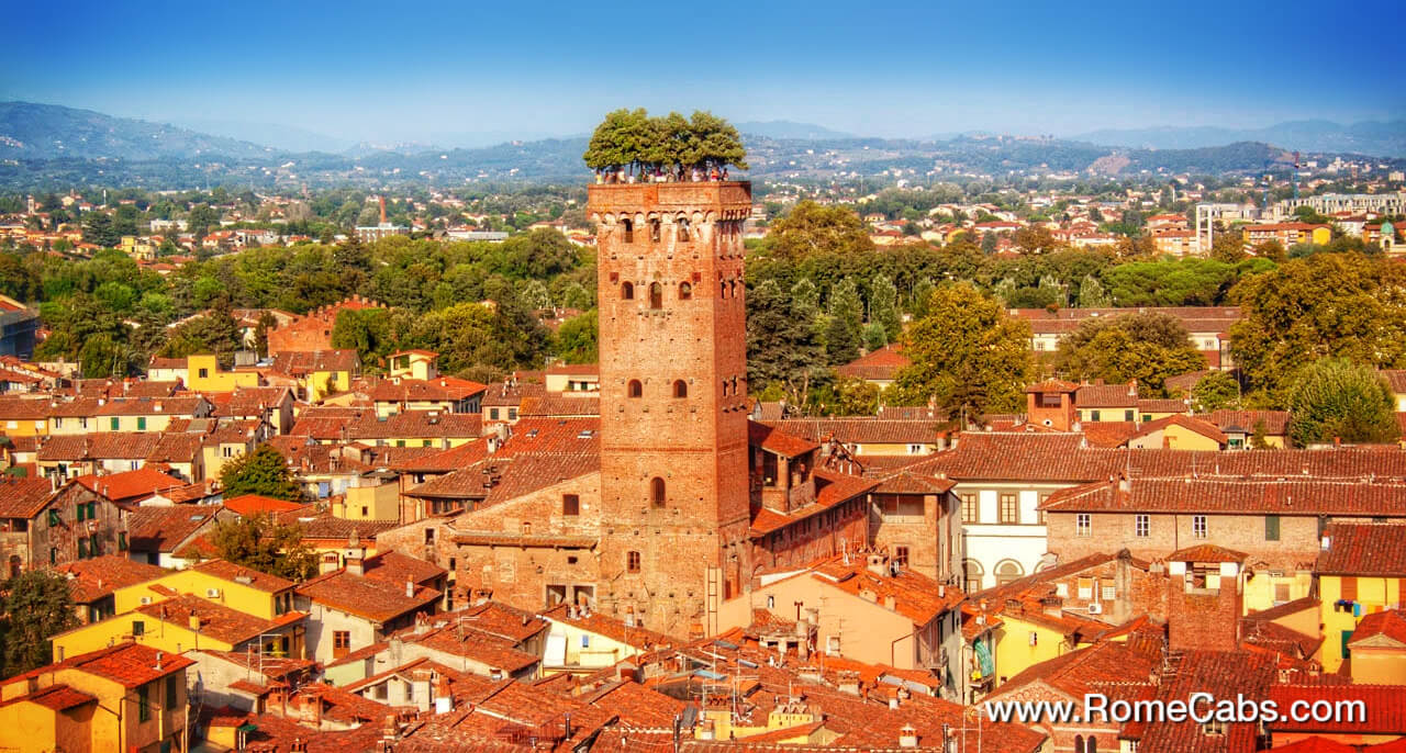 Livorno Shore Excursions to Lucca and Pisa Tuscany Tours from cruise port RomeCabs