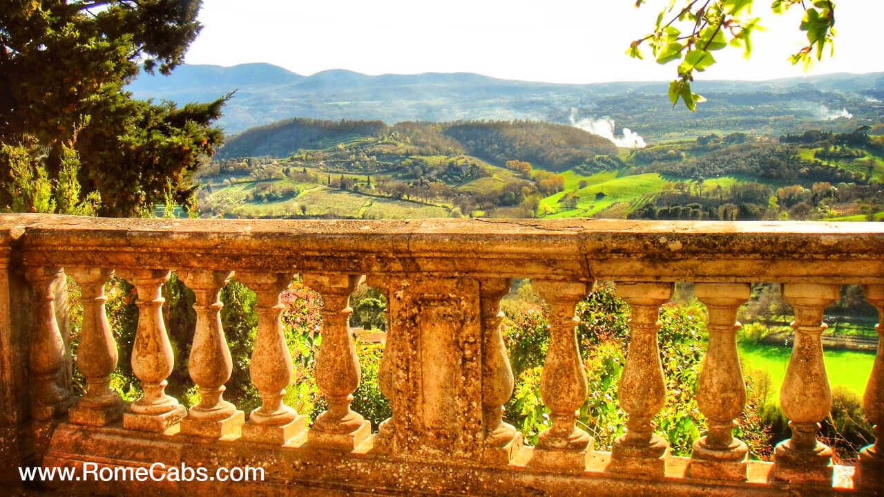 Chiusi Chanciano Terme Montepulciano Tuscany Day Tours from Rome in limo RomeCabs