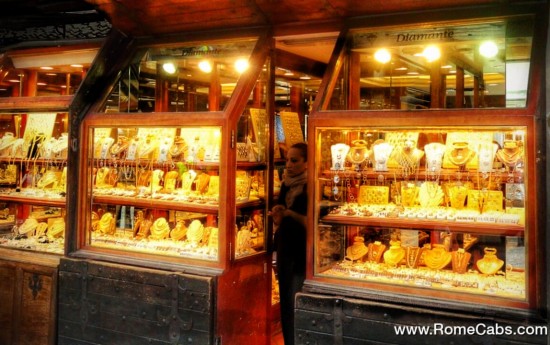 RomeCabs Private Shore Excursions to Pisa and Florence from La Spezia - ponte vecchio shops