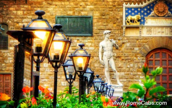 Day Tours from Rome to Florence Shore Excursions from Livorno - Piazza della Signoria, David
