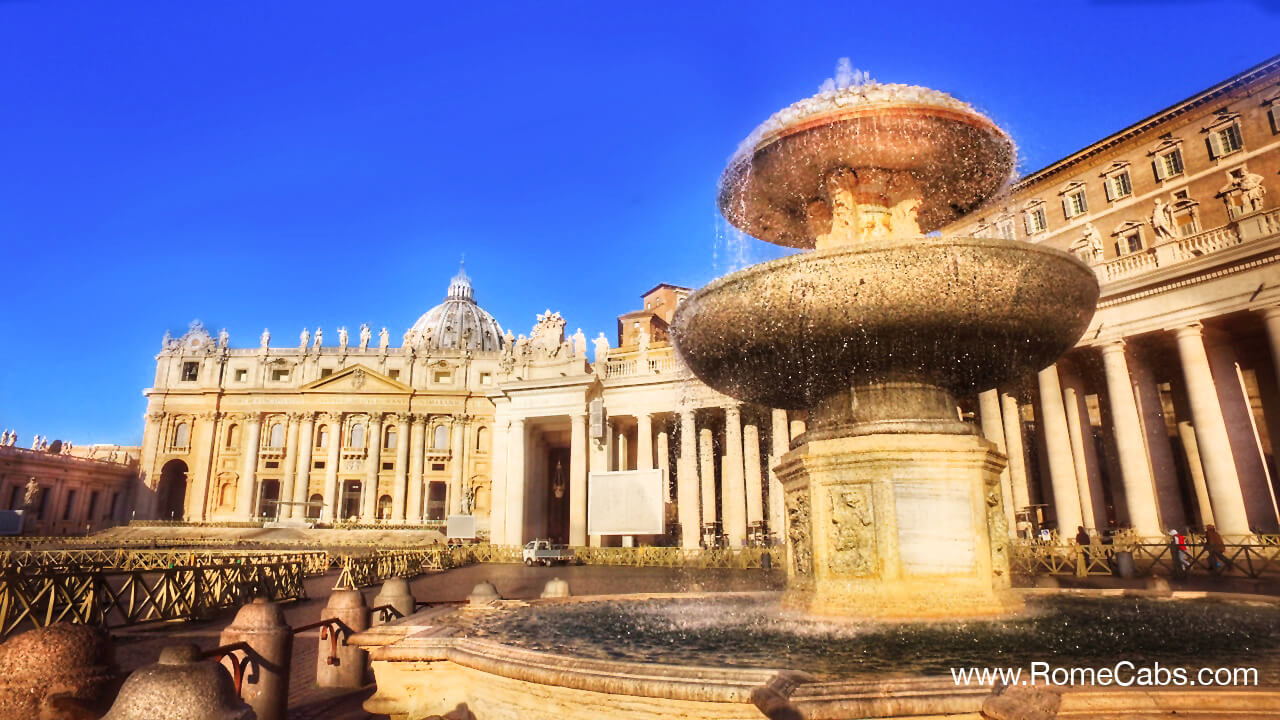 St Peter Square Rome Post Cruise Tours from Civitavecchia luxury tour