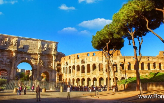 Colosseum Square Rome in a Day limousine tours from Civitavecchia shore excursions