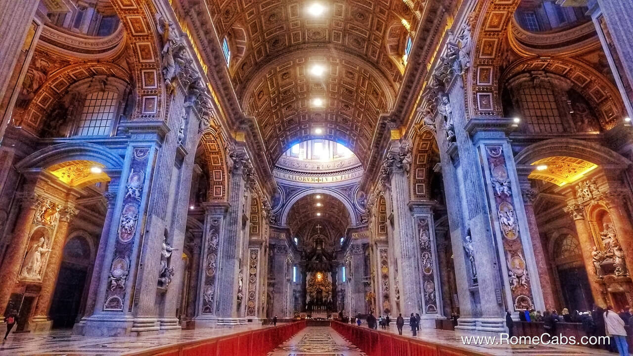 Vatican Saint Peter Basilica top 10 Must See Places in Rome Limo Tours RomeCabs