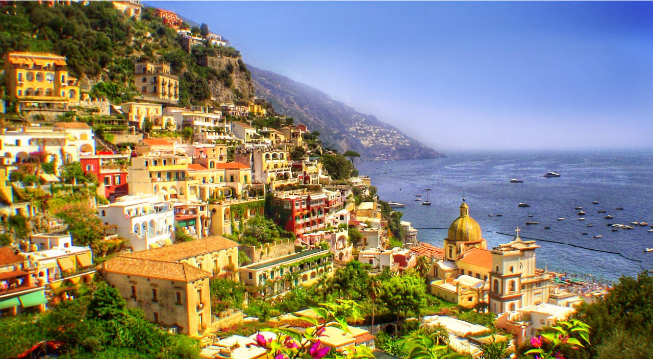 Private Day Tours from Rome to Amalfi Coast Positano Sorrento and Pompeii tours from Rome in limo with RomeCabs