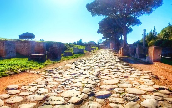  Ostia Antica Pre Cruise Tour to Civitavecchia Transfer - ancient Roman road
