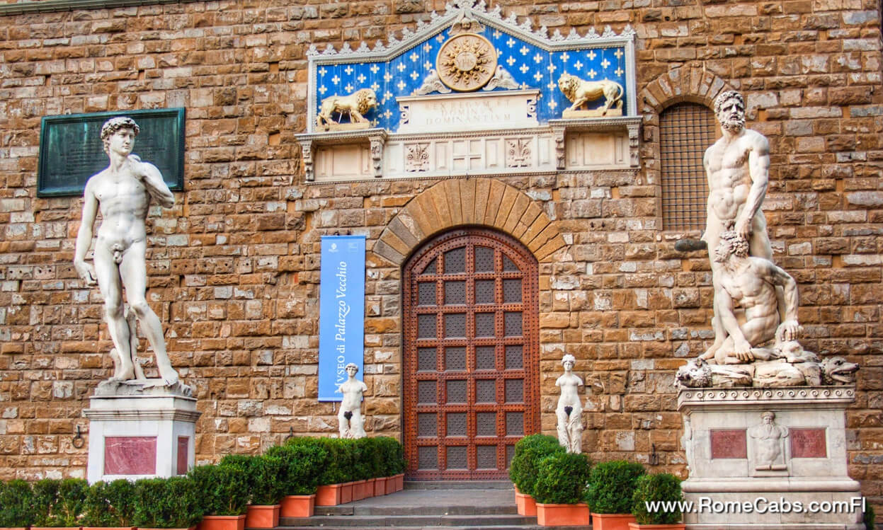 Piazza della Signoria David Statue Tuscany day trips from Rome to Tuscany luxury tours