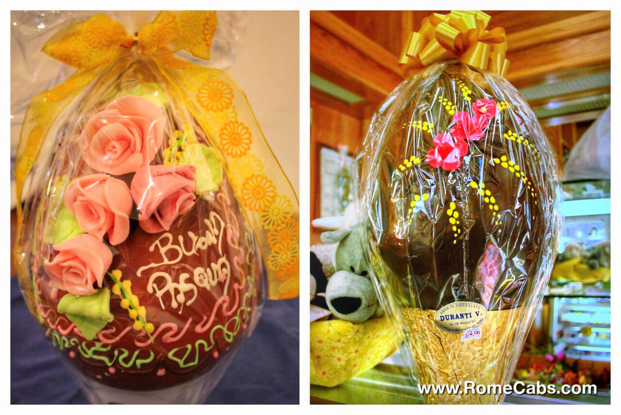 Chocolate Easter Eggs Spring in Rome private tours from Civitavecchia Transfers Excursions