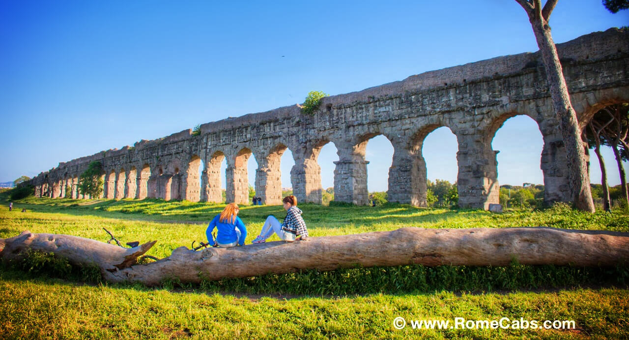 Park of the Aqueducts in Rome during Easter