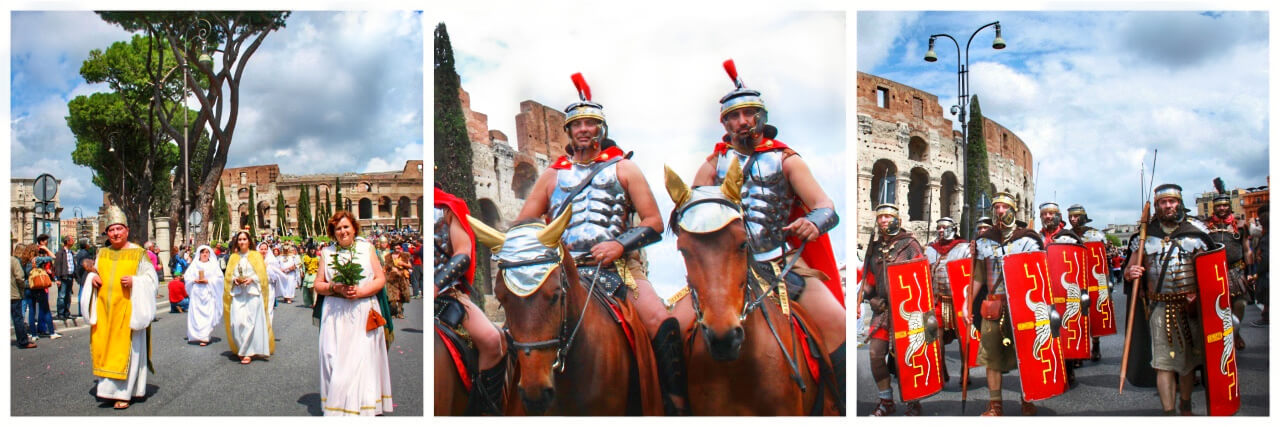 Birthday of Rome April 21 Legends History Celebration Historical parade