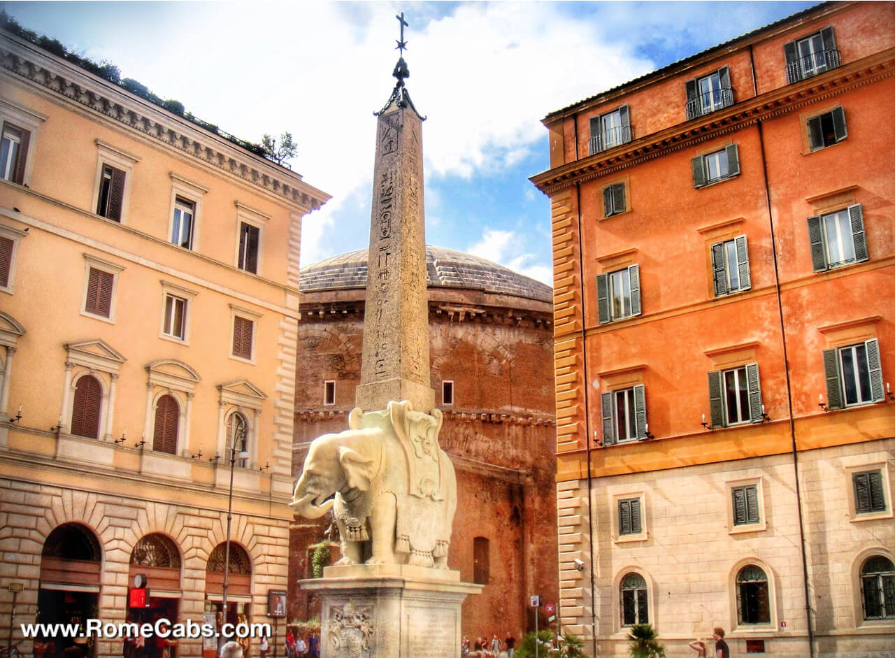 Santa Maria Sopra Minerva Obelisk near Pantheon Rome Travel Blog