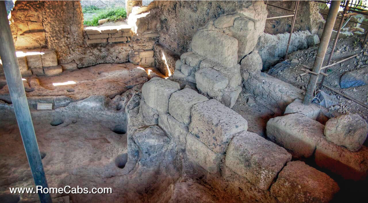 Capane di Romolu Romulus Hut on Palatine Hill Birthday of Rome April 21 Legends History Celerbration