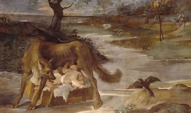 She Wolf Remus Romulus Birthday of Rome April 21 Legends History Celebration
