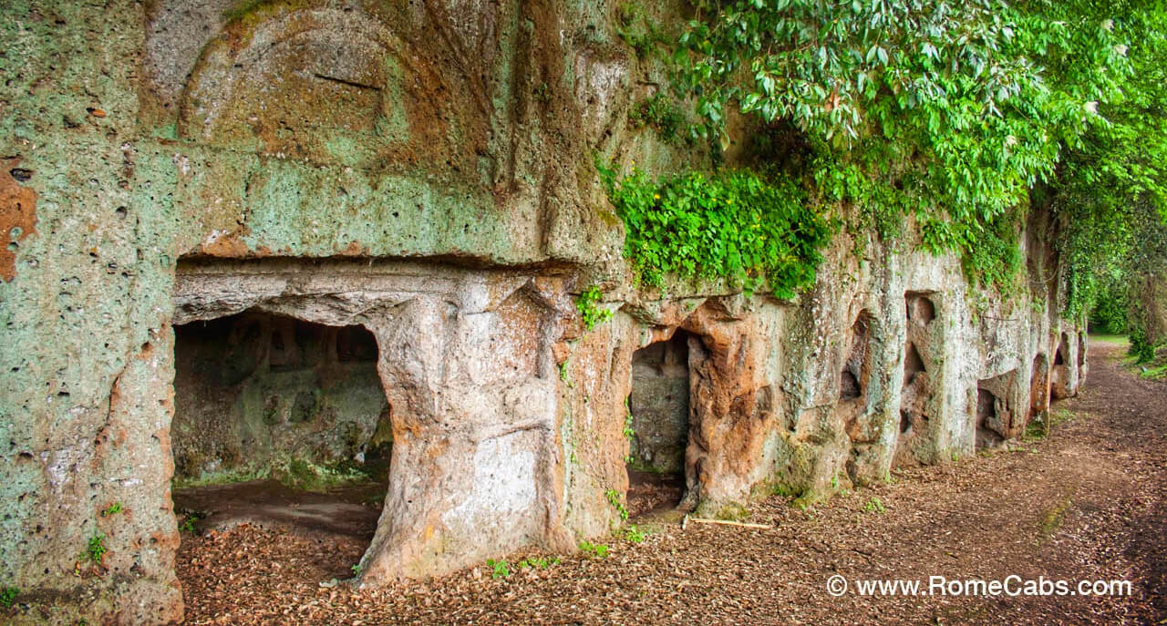 Etruscan Necropolis tombs in Sutri 7 Top Ancient Roman Etruscan Sites to visit from Rome day tours