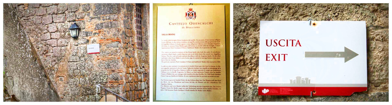 10 tips for visiting Bracciano castle Countryside Tours from Rome limo tour Civitavecchia Shore Excursions