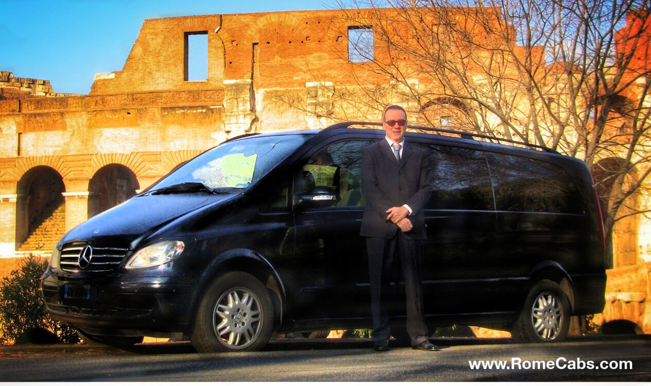 RomeCabs Private Driver DIY Rome Tour from Civitavecchia Cruise Ship to Rome transfer