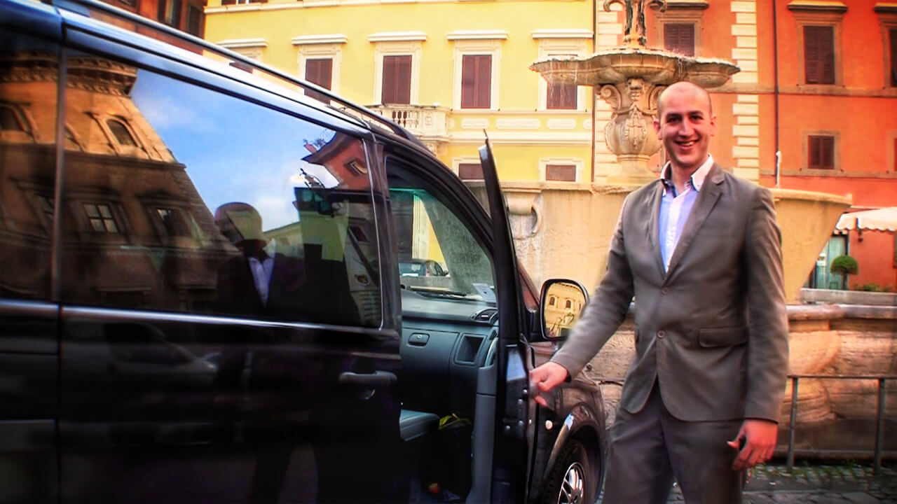 Rome private driver tours from Civitavecchia to Rome in limo shore excursions