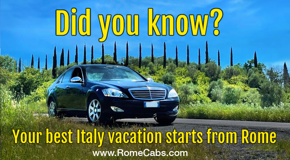 best car service in Rome Tours Transfers RomeCabs
