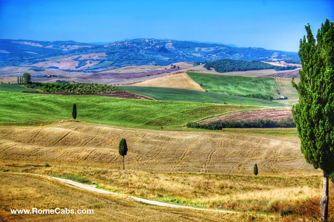 Val d'Orcia UNESCO World Heritage Sites in Tuscan you can visit on our Tuscany Tours from Rome
