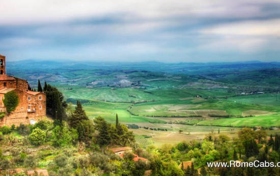 Valley of Paradise Tuscany Tour from Rome and Florence with RomeCabs Driver Service in Rome