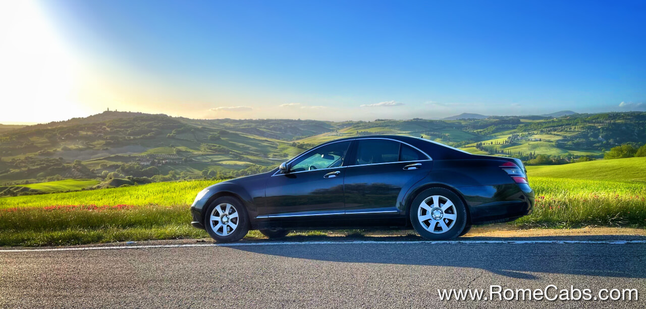 Private Tuscany Tours from Rome in limo_Italy limousine Tours with RomeCabs