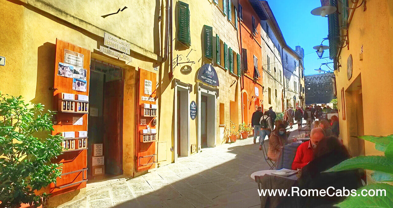 Montalcino wine tasting Tuscany Wine Tours from Rome in limo Romecabs