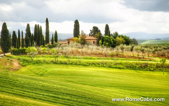 Val d'Orcia (Valley of Orcia) -  Valley of Paradise Tuscany Tours in Spring