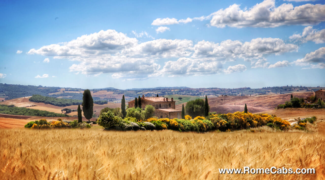 Valley of Paradise Tuscany Tours from Rome to Val d'Orcia Farmhouse
